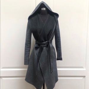 Soia & Kyo wool wrap coat